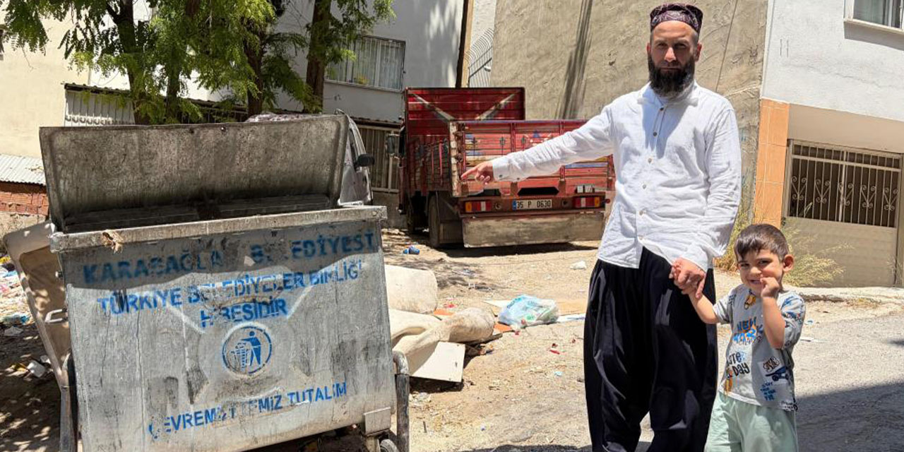 Eşinin çöpe attığı 400 bin lirayı 24 saat sonra çöp konteynerinde buldu