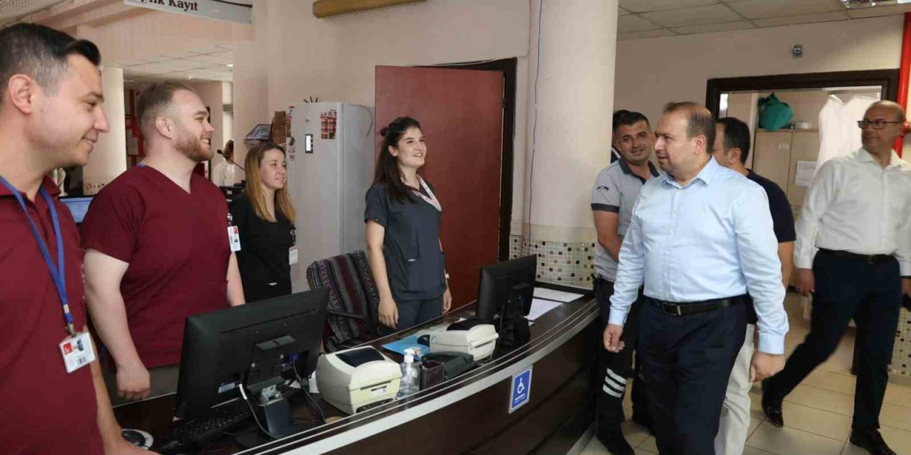Bozdoğan’daki hastanede hizmetler değerlendirildi