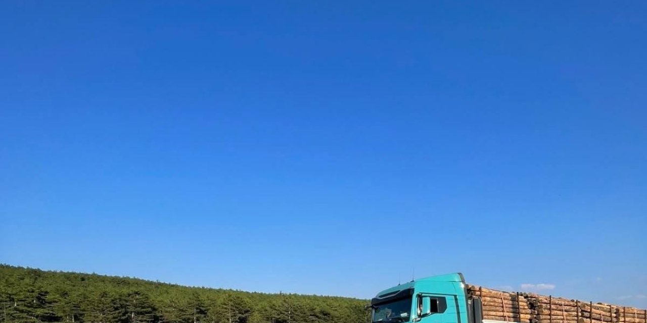 Kütahya’da orman emvali yüklü araçlara sıkı denetim
