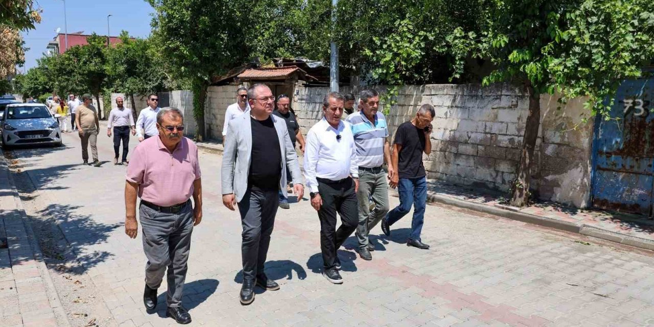 Efeler Belediyesi Umurlu’daki 10 bin metrekarelik yola parke taşı döşeyecek