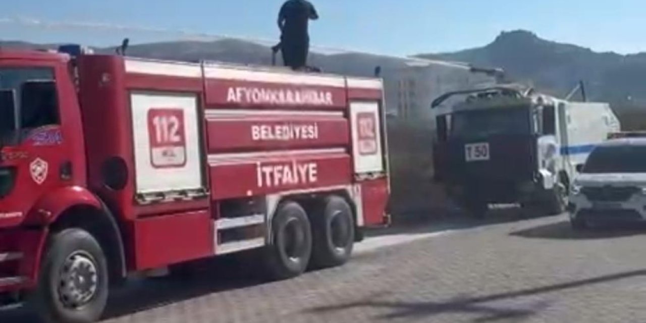 Otluk alandaki yangın TOMA’ların da müdahalesiyle söndürüldü