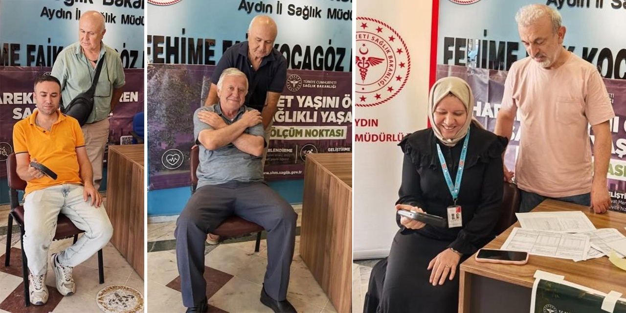 Söke'de 'Hareket Yaşını Öğren, Sağlıklı Yaşa' etkinliği düzenlendi