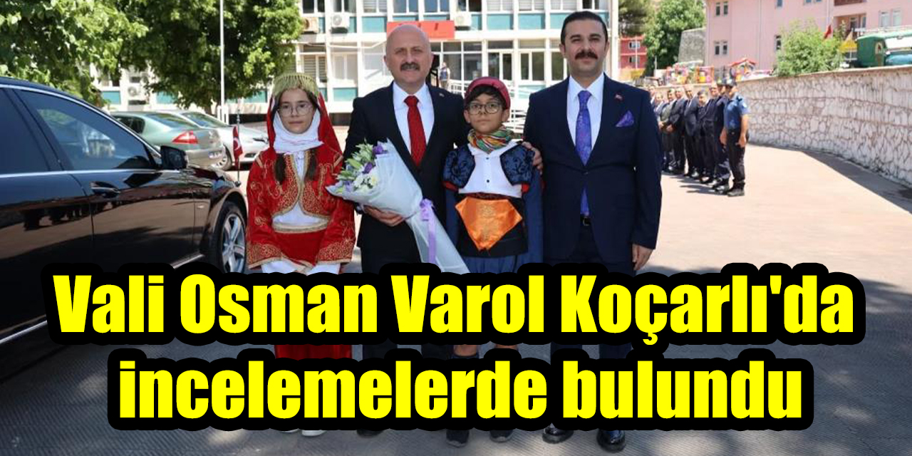 Vali Osman Varol Koçarlı'da incelemelerde bulundu