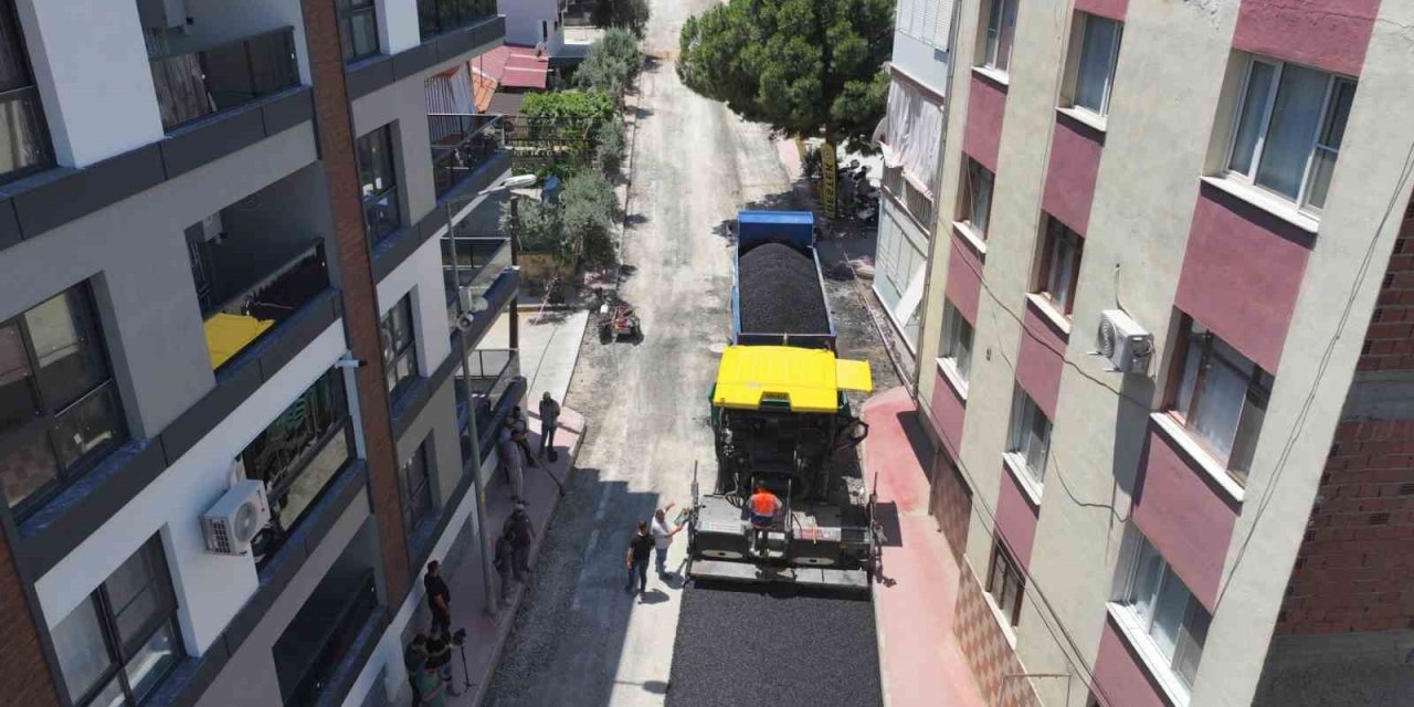 Alaşehir’de 3 bin tonluk asfalt hamlesi