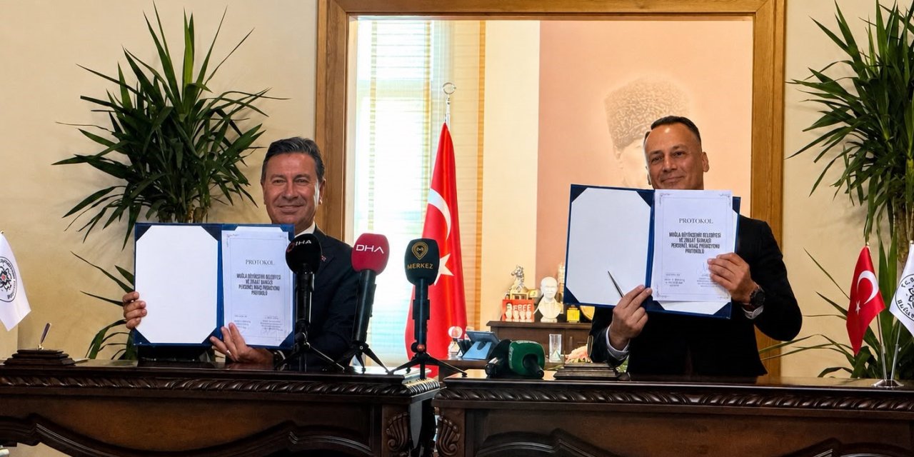 Muğla Büyükşehir ve MUSKİ personeline rekor promosyon: "Ziraat Bankası ile 100 bin TL’lik imza"