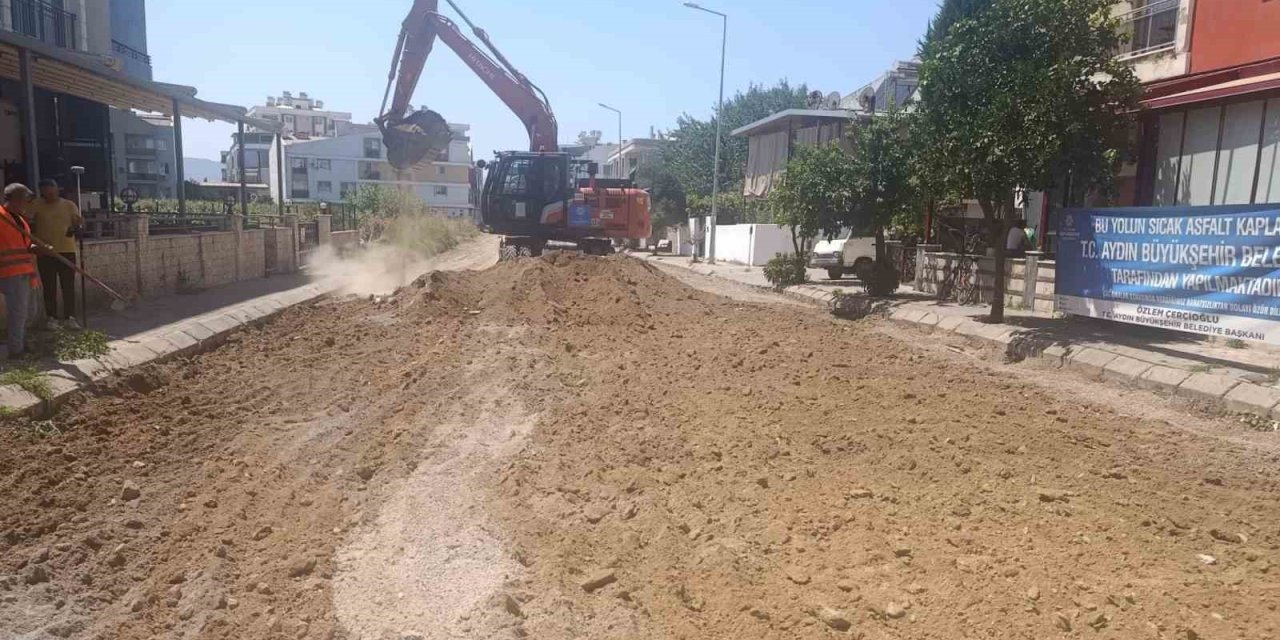 Aydın’ın dört bir yanında yol çalışmaları sürüyor
