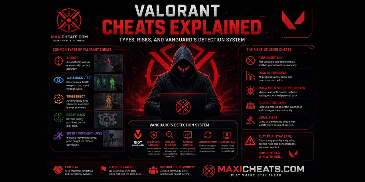 VALORANT Cheats Explained: Types, Risks, and Vanguard’s Detection System