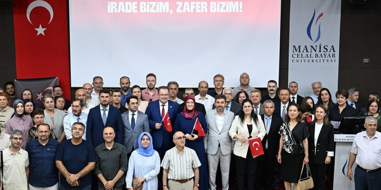 Manisa CBÜ’de 15 Temmuz anma programı gerçekleştirildi