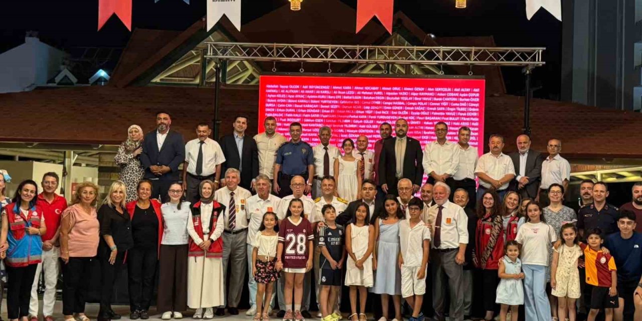 Marmaris’te 15 Temmuz Demokrasi Şehitlerini Anma Daveti düzenlendi