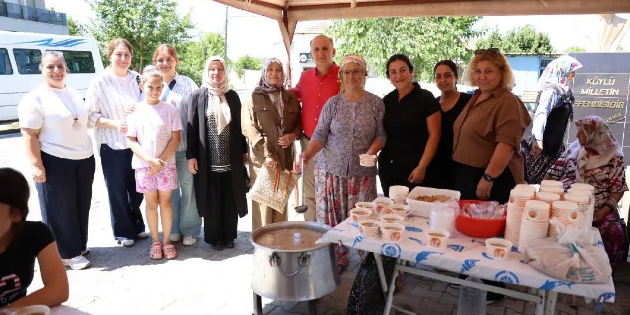 Başkan Kaya, Dereağzı Mahallesi’nde aşure hayrına katıldı