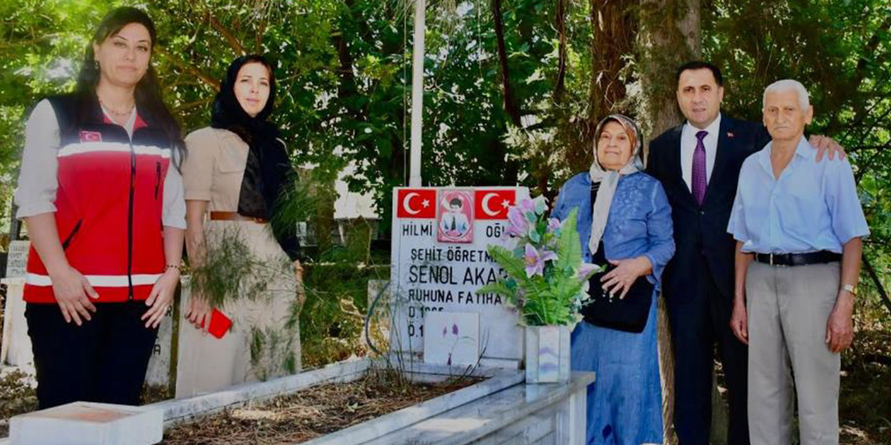 İl Müdürü Türkoğlu'ndan şehit öğretmenin ailesine vefa ziyareti