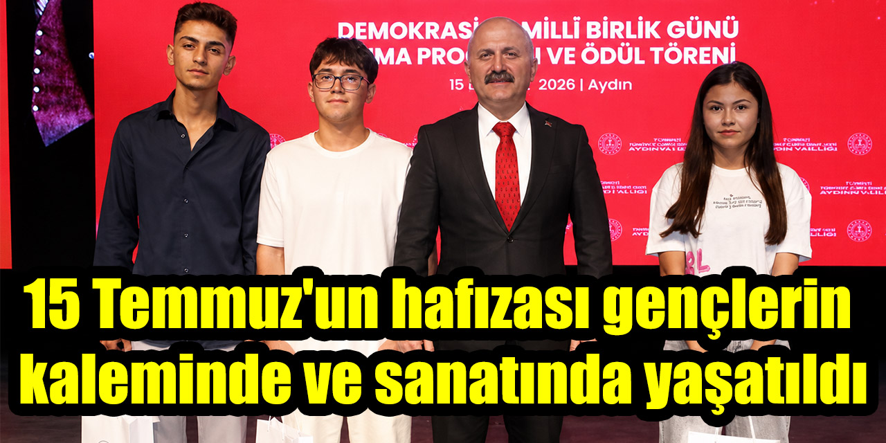 15 Temmuz'un hafızası gençlerin kaleminde ve sanatında yaşatıldı