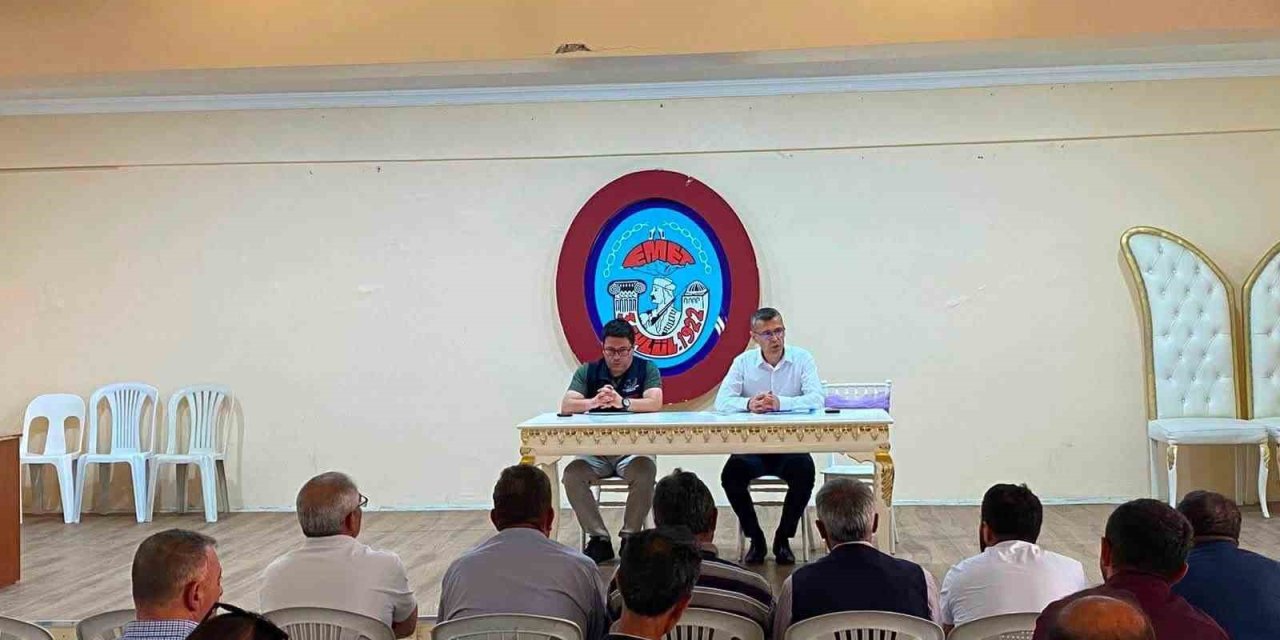 Emet’te üreticilere tarımsal krediler anlatıldı