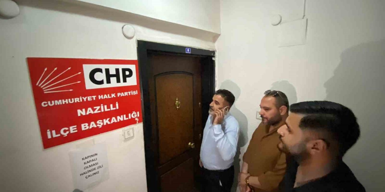 CHP Nazilli ilçe teşkilatında devir teslim krizi
