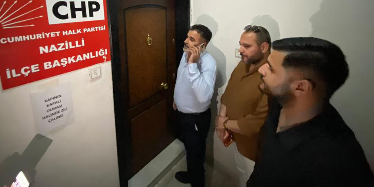 CHP Nazilli'de devir teslim krizi: Yeni yönetime kapı açılmadı
