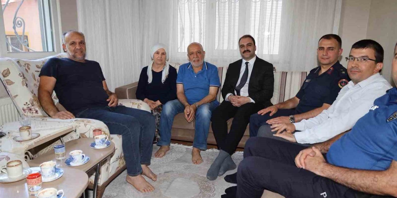 Kaymakam Battal, şehit aileleri ve gazi ile bir araya geldi
