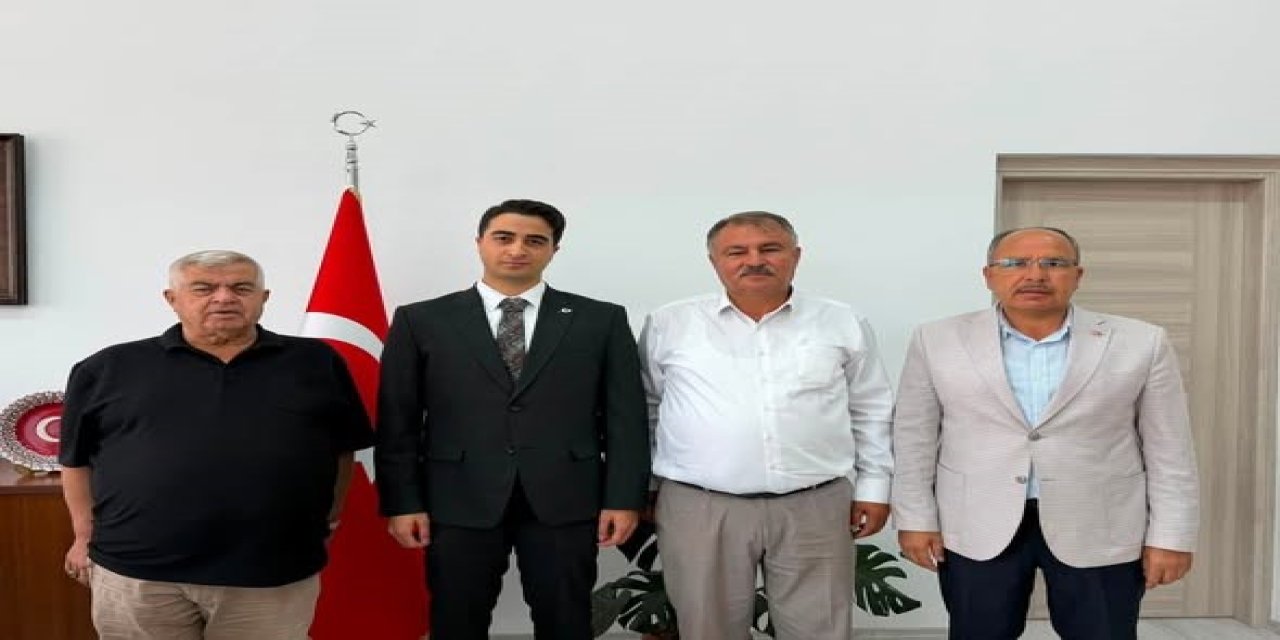 Başkan Pütün’den yeni Kaymakam Haydari’ye hayırlı olsun ziyareti