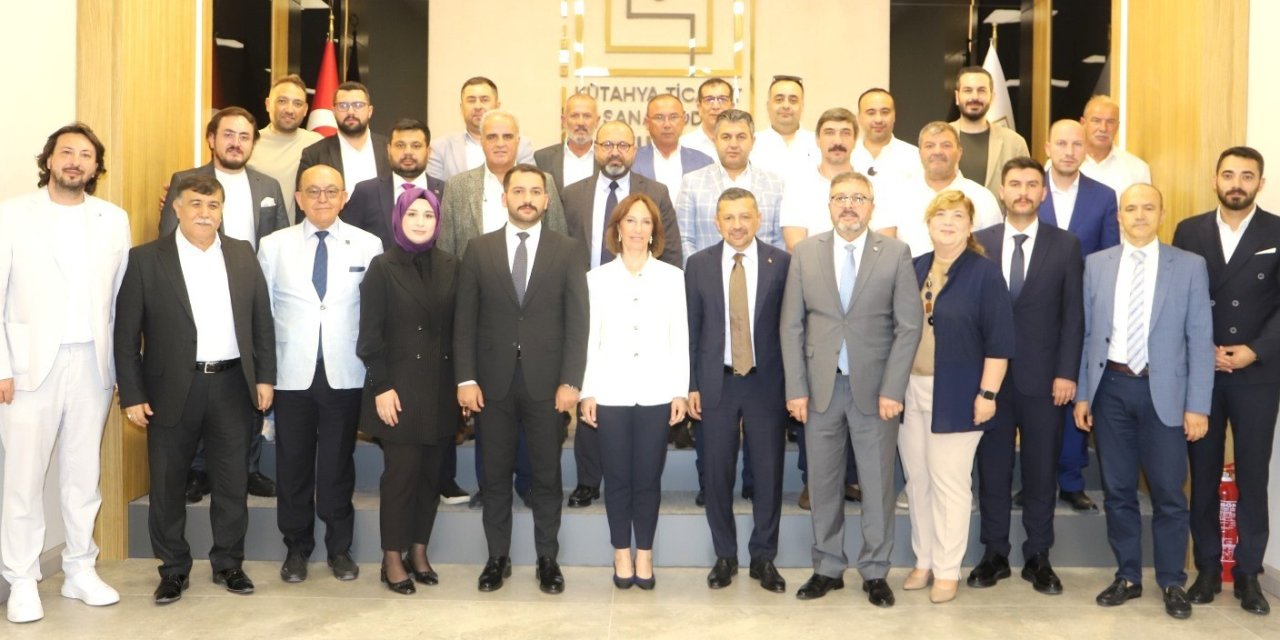 MHP heyetinden KUTSO’ya ziyaret: Kütahya’nın ekonomik geleceği için ortak istişare
