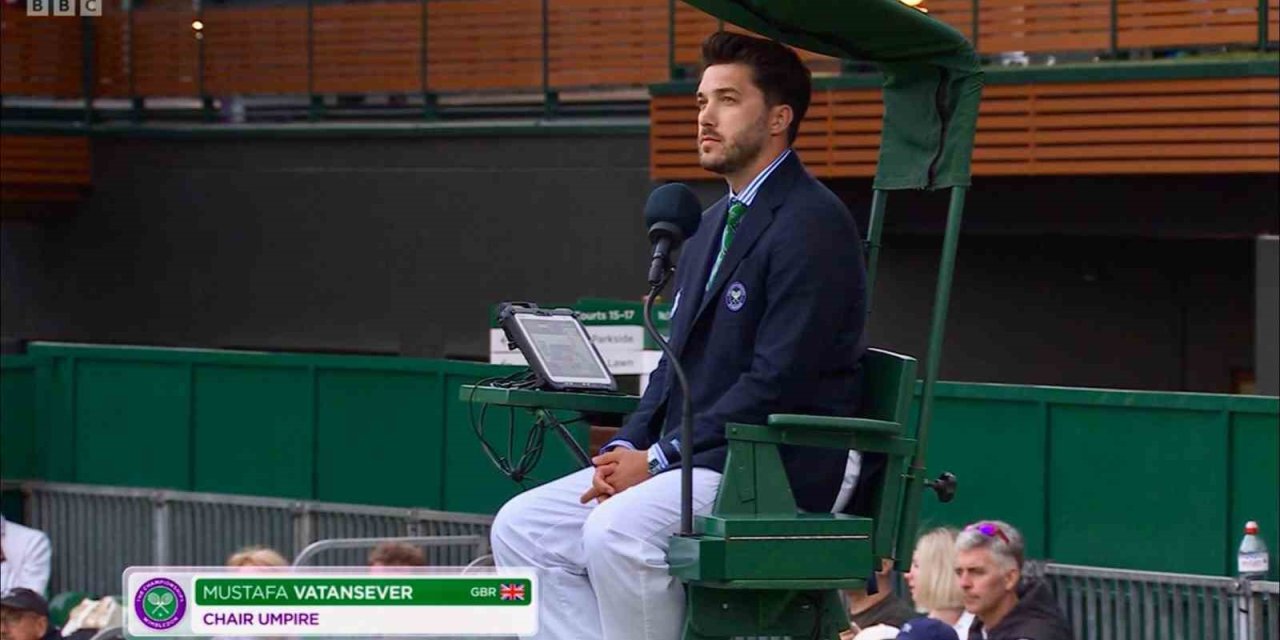 Wimbledon’da bir Türk hakem