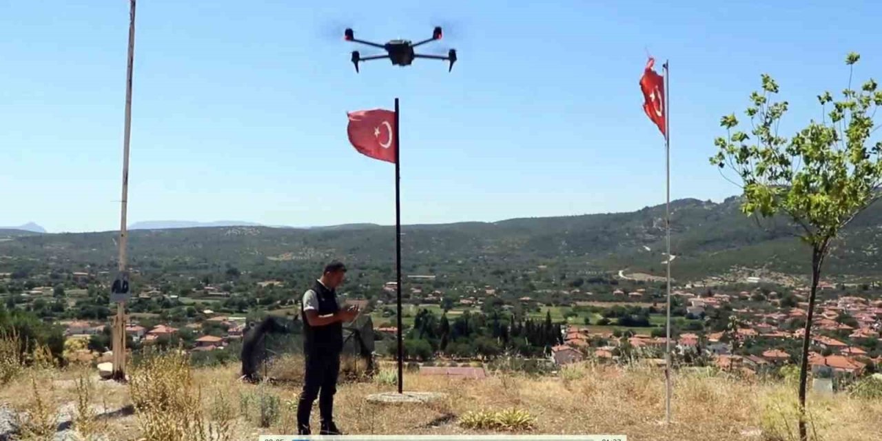 Muğla’da ziraat yangınlarına dron destekli denetim
