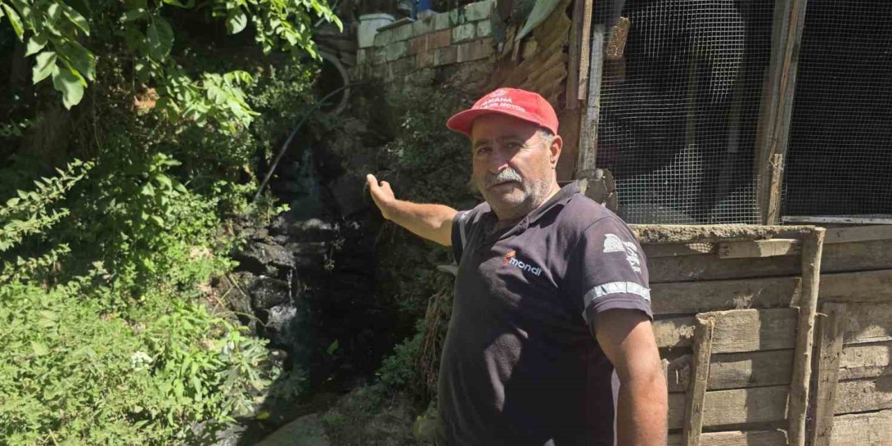Tire’nin turizm cenneti Kaplan Mahallesi’nde açık kanalizasyon tepkisi