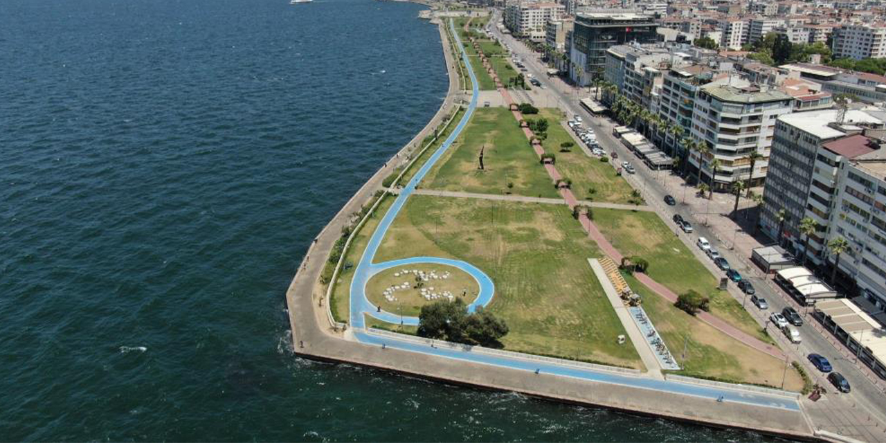 İzmir Kordon’da ’sıcak’ sessizlik