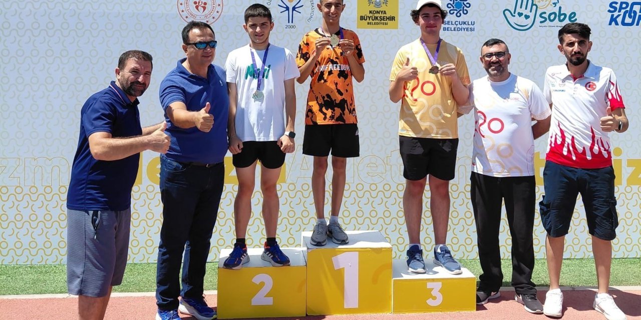 Aydınlı özel sporcular Konya’dan beş madalya ile döndü