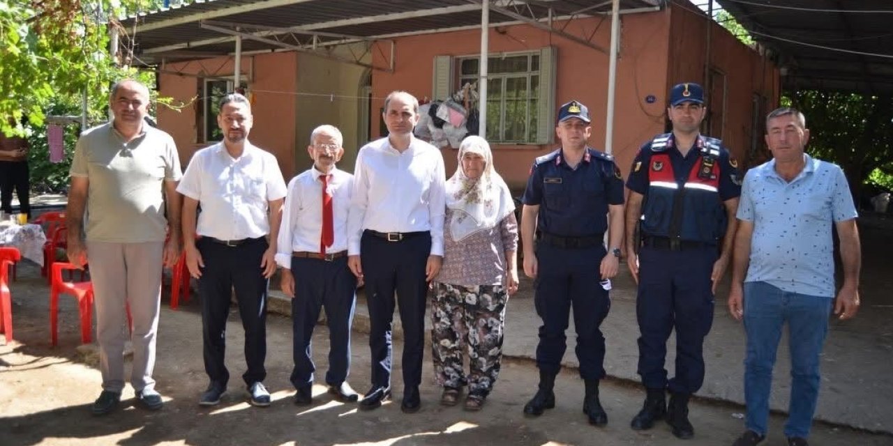 Kaymakam Murat Mete’den Kıbrıs Gazilerine anlamlı ziyaret