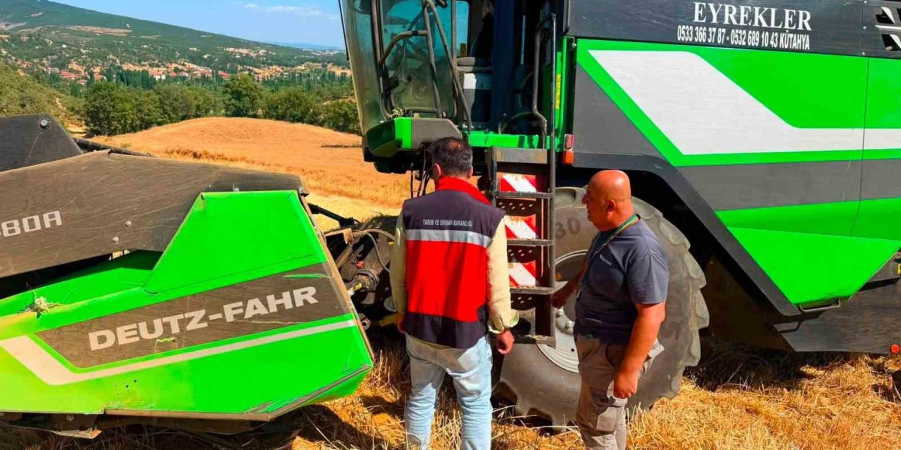 Emet, Şaphane ve Domaniç’te biçerdöver denetimleri sürüyor