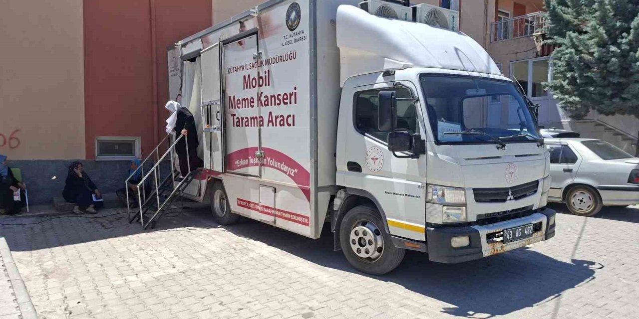 Hisarcık’ta meme kanseri için mobil tarama çalışmaları sürüyor