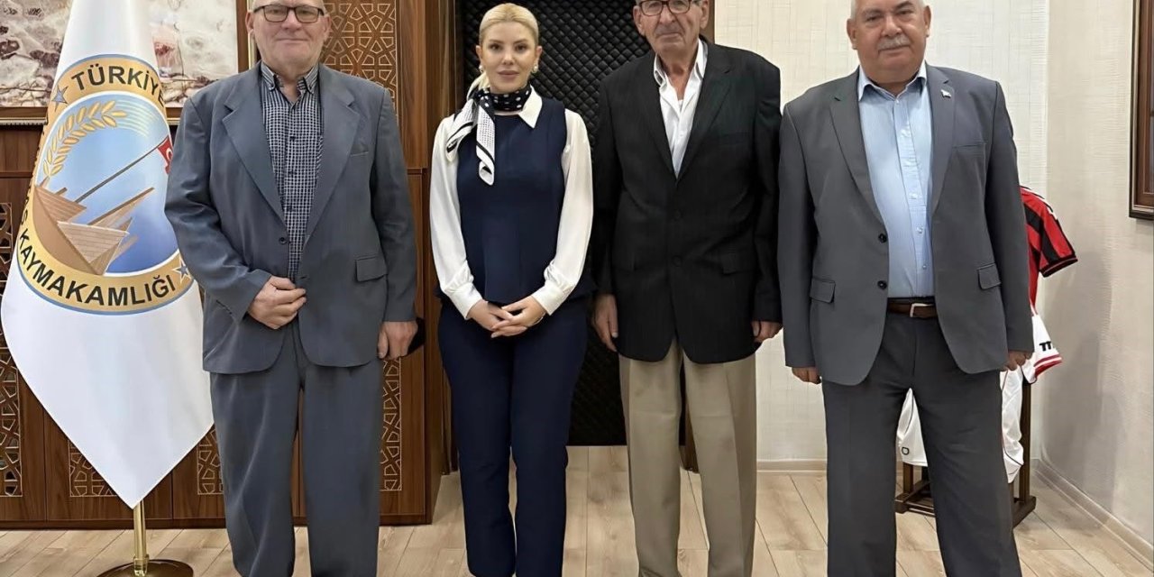 Kıbrıs gazilerinden Kaymakam Yıldırım’a anlamlı ziyaret
