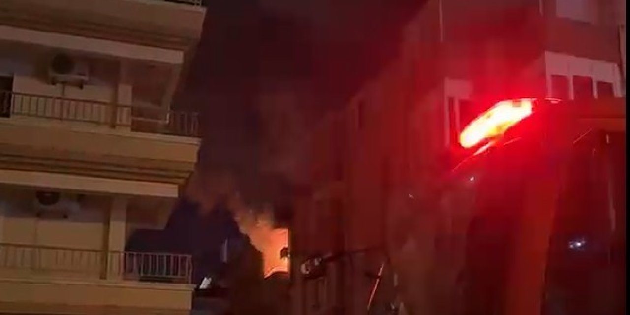 Didim’de ikamet yangını; yangın çıkan dairede maddi hasar oluştu