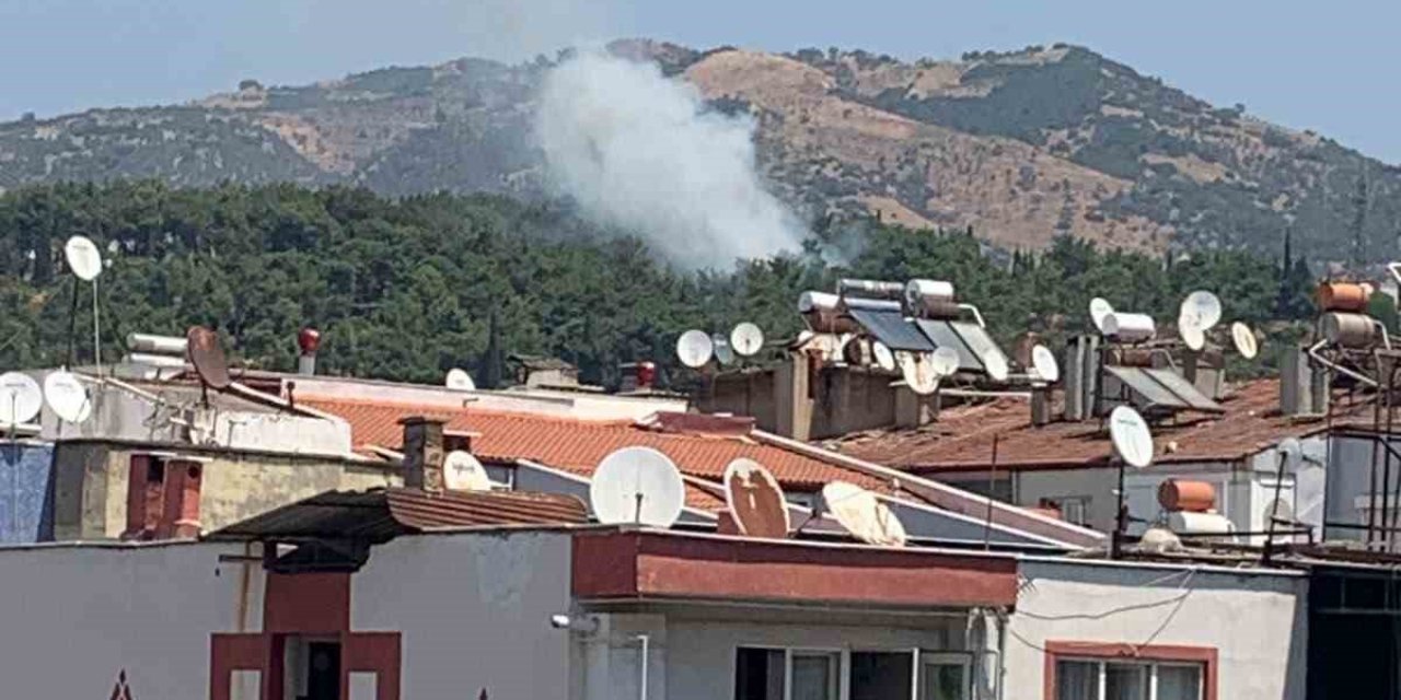 Mesire alanındaki yangın kısa sürede söndürüldü