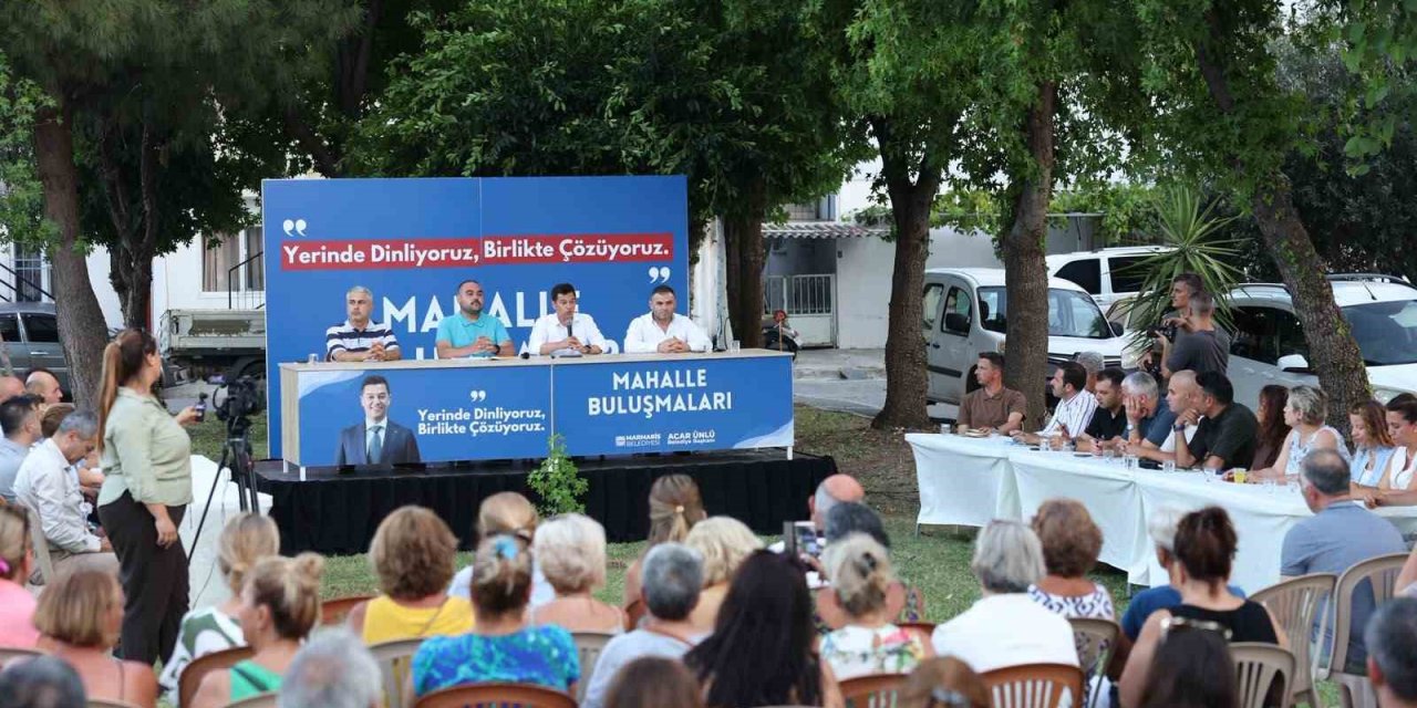 Başkan Ünlü, Çamdibi’nde vatandaşlarla buluştu