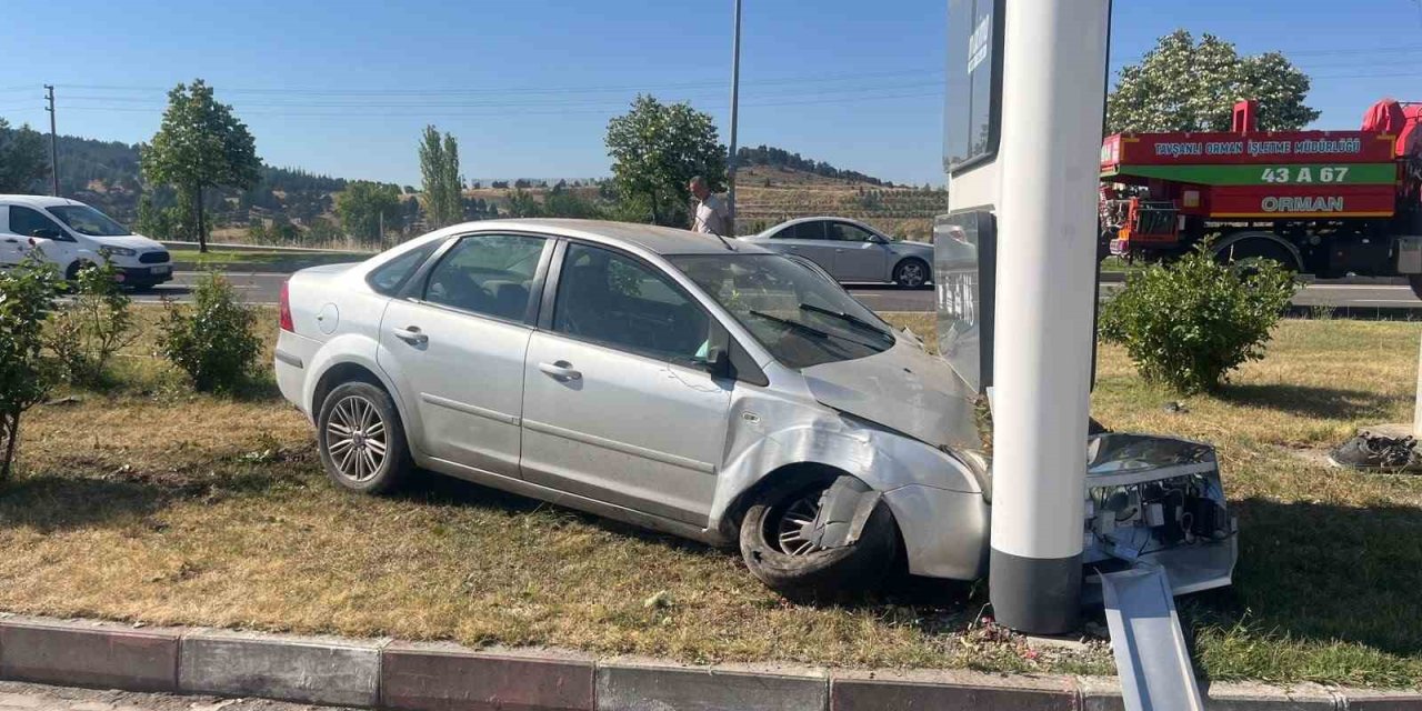 Tavşanlı’da trafik kazası: 2 yaralı