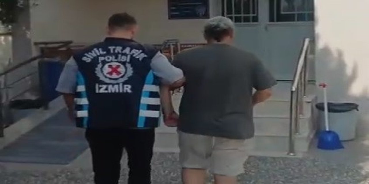 Motosikletliyi darbeden trafik magandası yakalandı, ceza yağdı