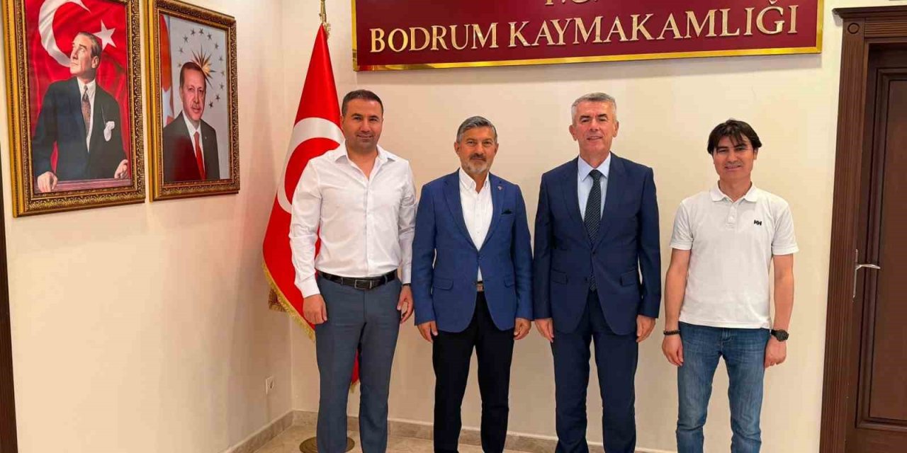 Uçak’tan Bodrum Kaymakamı Sırmalı ve İlçe Milli Eğitim Müdürü’ne ziyaret