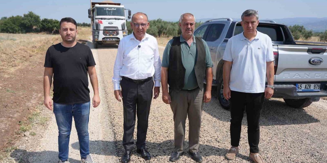 Turgutlu’da asfalt mesaisi hız kesmiyor