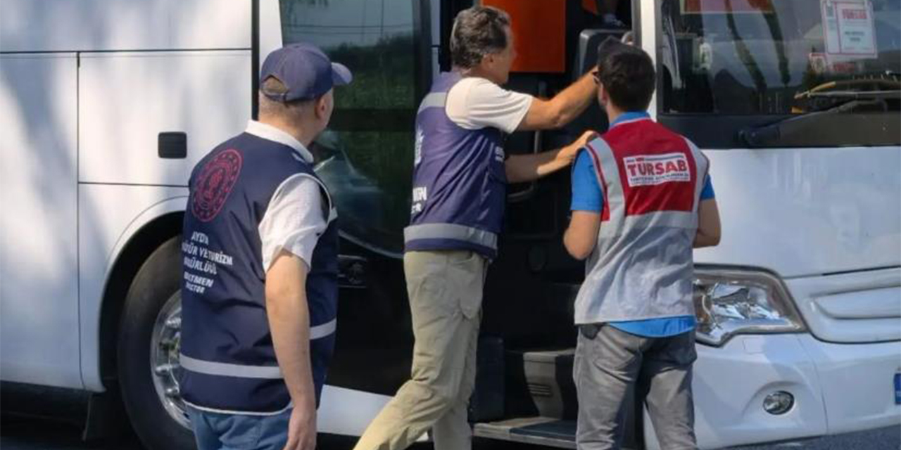 Aydın’da turizm denetimi: Rehbersiz  tur ve belgesiz acenteye işlem