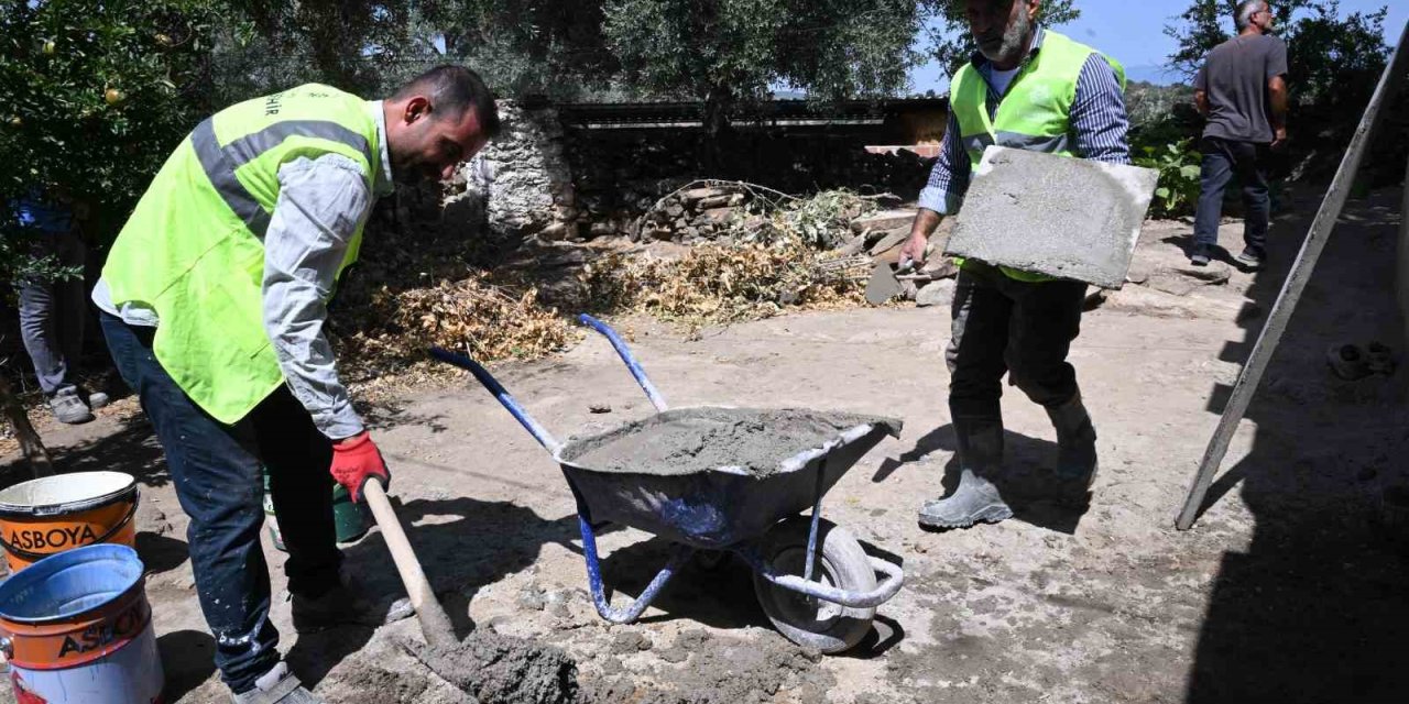 Ümmü teyzenin yardımına Aydın Büyükşehir koştu