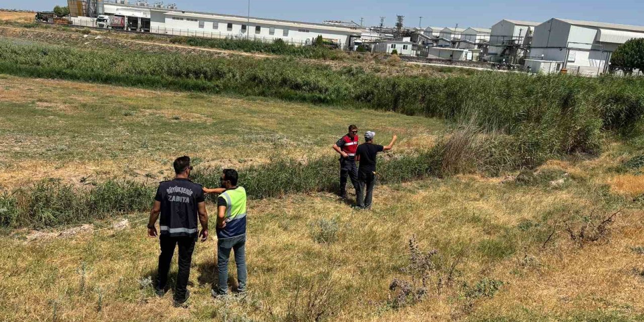 Tarım arazisine kaçak foseptik deşarjı suçüstü yakalandı