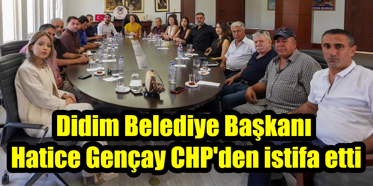 Didim Belediye Başkanı Hatice Gençay CHP'den istifa etti
