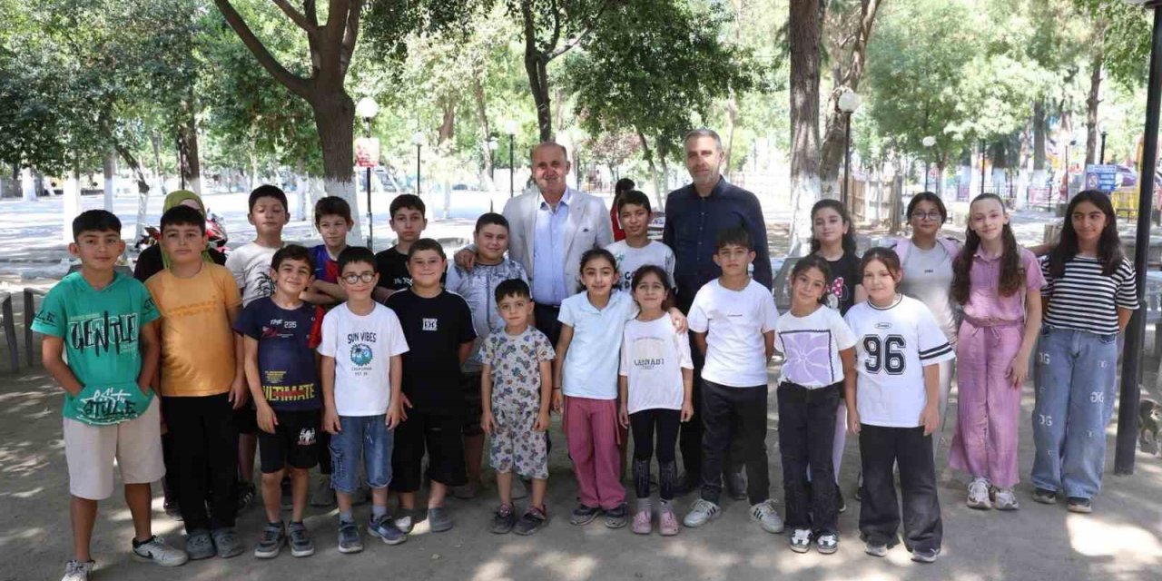 İncirliova’da Kur’an kursu öğrencileri Kültür Park’ta ağırlandı