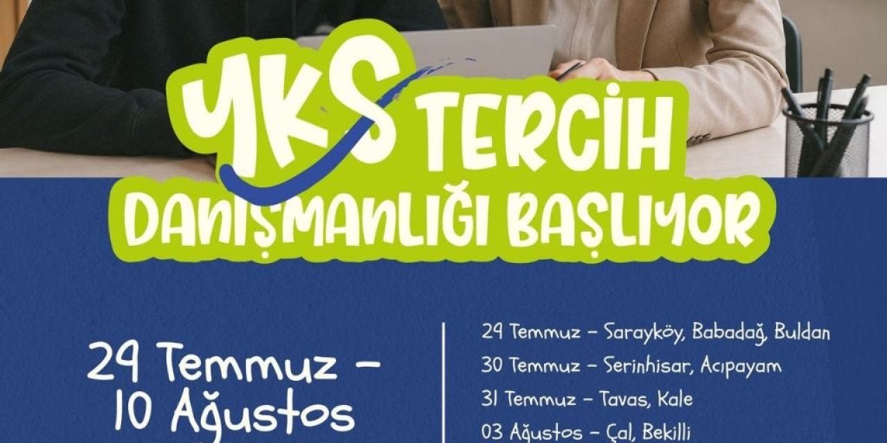 Denizli’de YKS tercih danışmanlığı hizmeti başlıyor