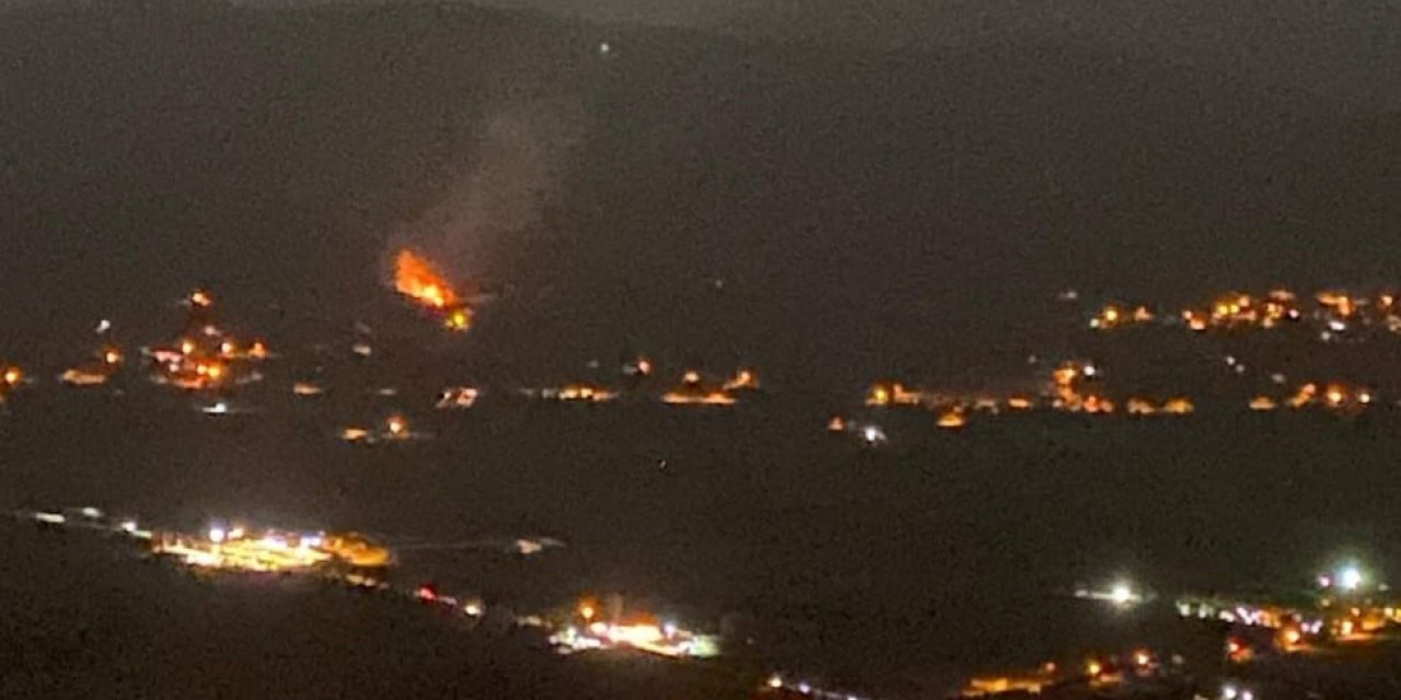 Muğla’da arazi yangını: Çok sayıda ekip sevk edildi