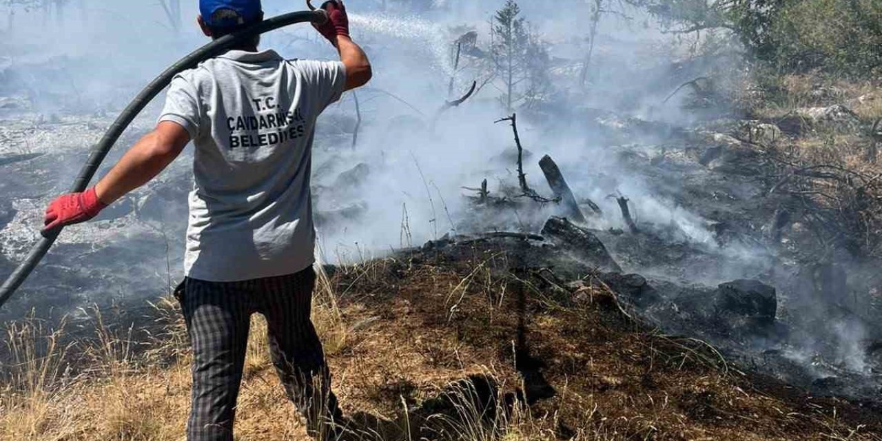 Kütahya’da orman yangını: Ekipler havadan ve karadan müdahale ediyor