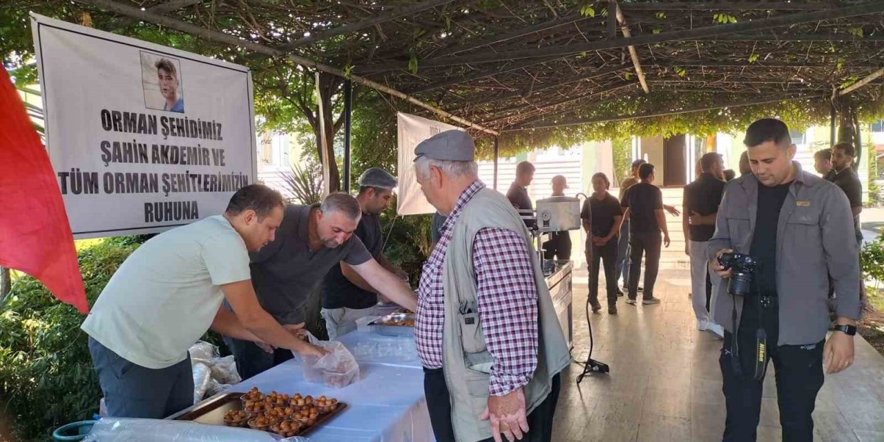 Köyceğiz’de orman şehidi Akdemir, lokma hayrı ile anıldı