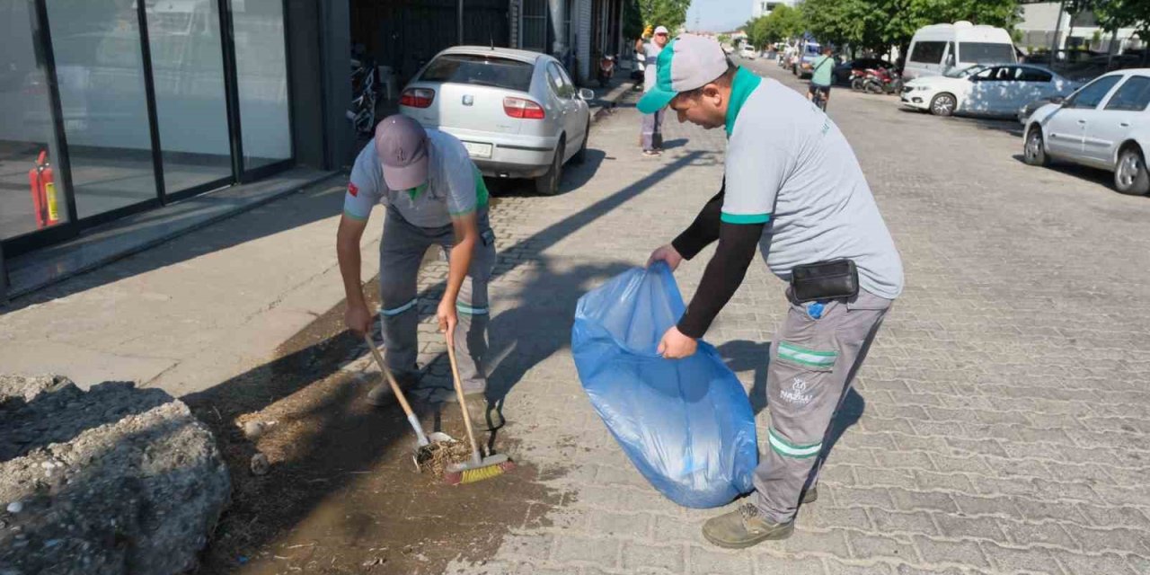 Nazilli Belediyesi’nden sanayi bölgesinde topyekün temizlik seferberliği