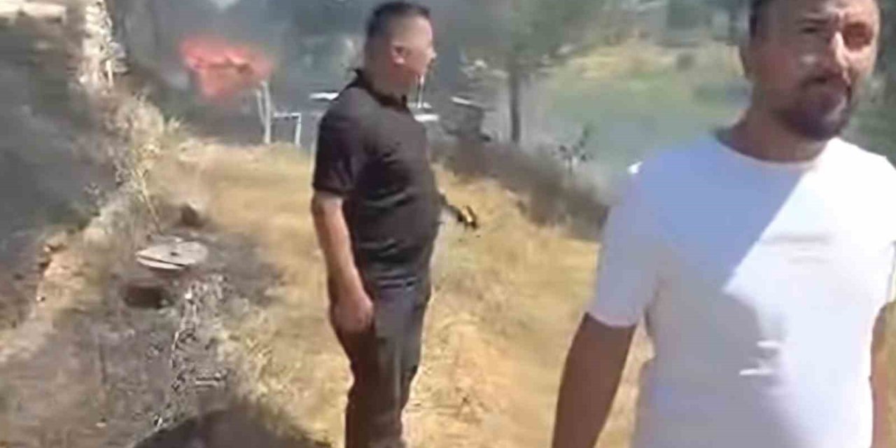 Emet’teki yangın kontrol altına alındı, ormana sıçraması önlendi