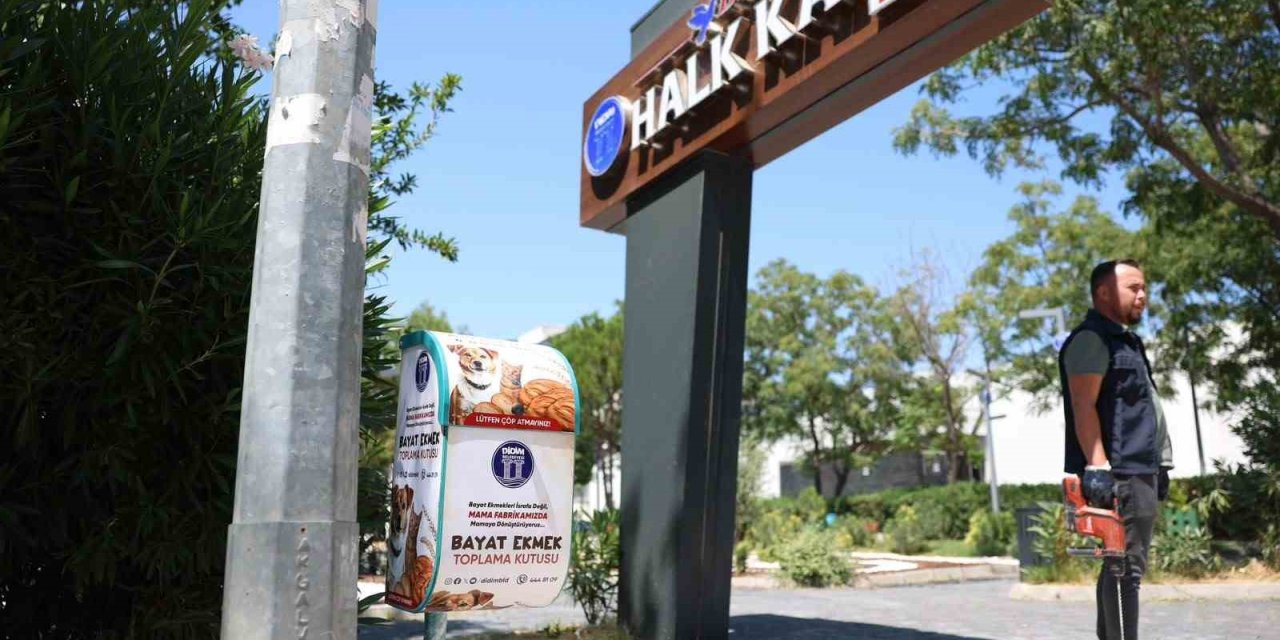Didim Belediyesi bayat ekmek kutularını kent genelinde yaygınlaştırıyor